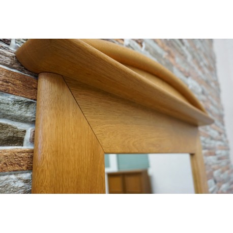 LUSTRO W DĘBOWEJ RAMIE 77x113 LITY DĄB