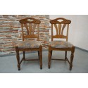 KRZESŁA DĘBOWE 2 SZTUK KOMPLET