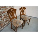 KRZESŁA DĘBOWE 2 SZTUK KOMPLET