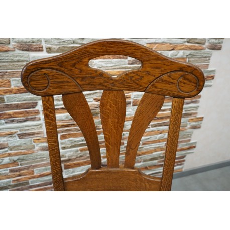 KRZESŁA DĘBOWE 2 SZTUK KOMPLET