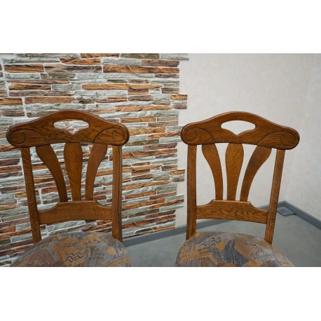 KRZESŁA DĘBOWE 2 SZTUK KOMPLET