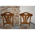 KRZESŁA DĘBOWE 2 SZTUK KOMPLET