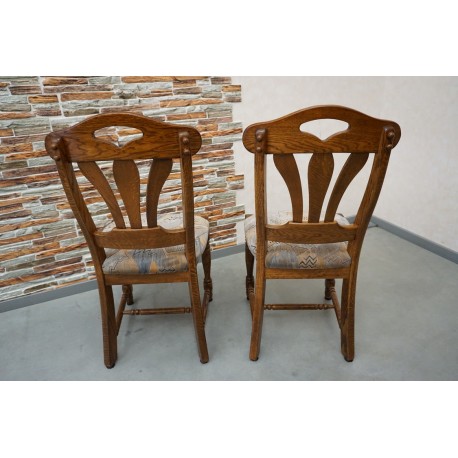 KRZESŁA DĘBOWE 2 SZTUK KOMPLET