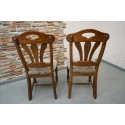 KRZESŁA DĘBOWE 2 SZTUK KOMPLET