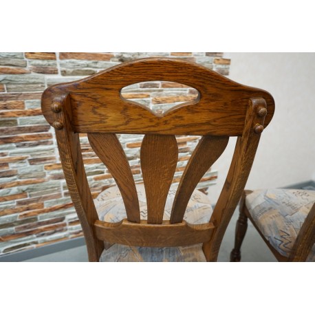 KRZESŁA DĘBOWE 2 SZTUK KOMPLET