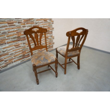 KRZESŁA DĘBOWE 2 SZTUK KOMPLET