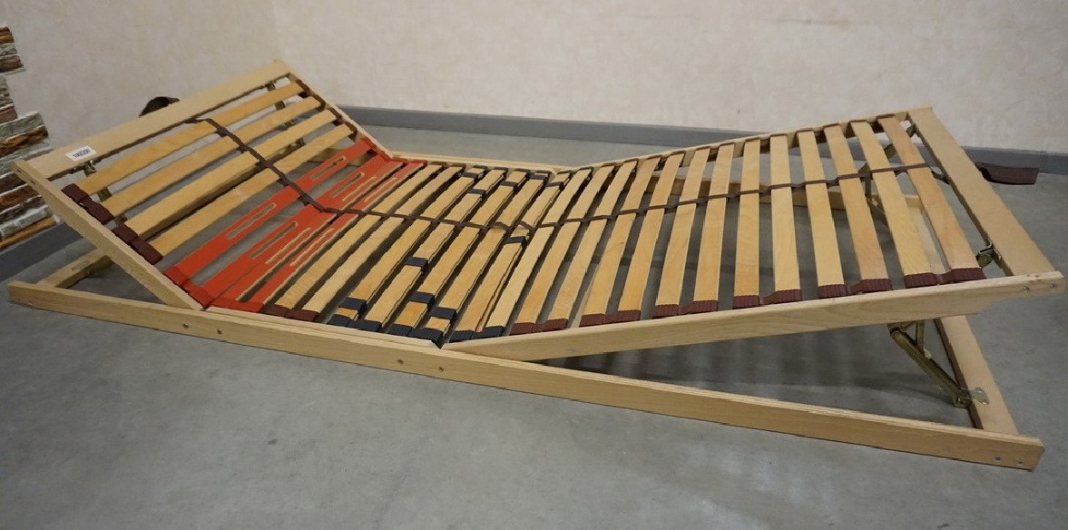 STELAŻ ŁÓŻKA, PRYCZA PODKŁAD MATERAC  100X200