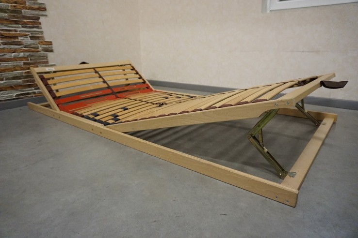 STELAŻ ŁÓŻKA, PRYCZA PODKŁAD MATERAC  100X200