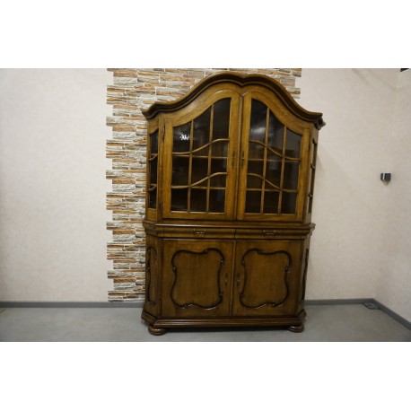 WITRYNA Z KOMODĄ DĘBOWA CIEMNA SZER. 158 CM