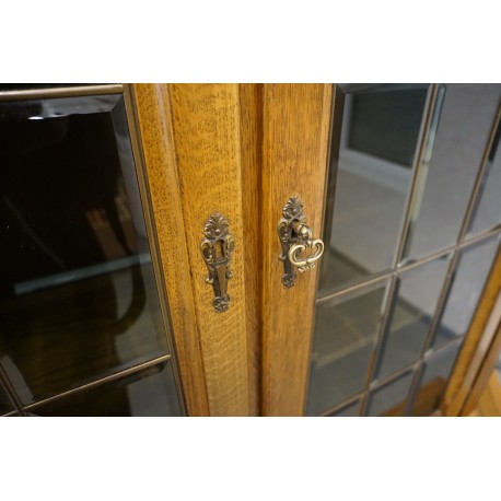 WITRYNA Z KOMODĄ DĘBOWA PODŚWIETLANA  SZER. 170