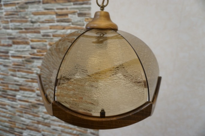 ŻYRANDOL Z KLOSZEM 38x38 E27