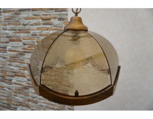 ŻYRANDOL Z KLOSZEM 38x38 E27