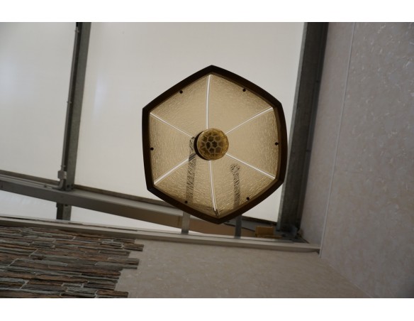 ŻYRANDOL Z KLOSZEM 38x38 E27