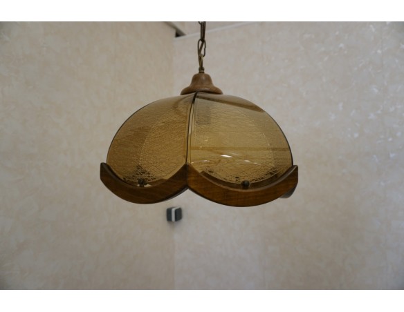 ŻYRANDOL Z KLOSZEM 38x38 E27