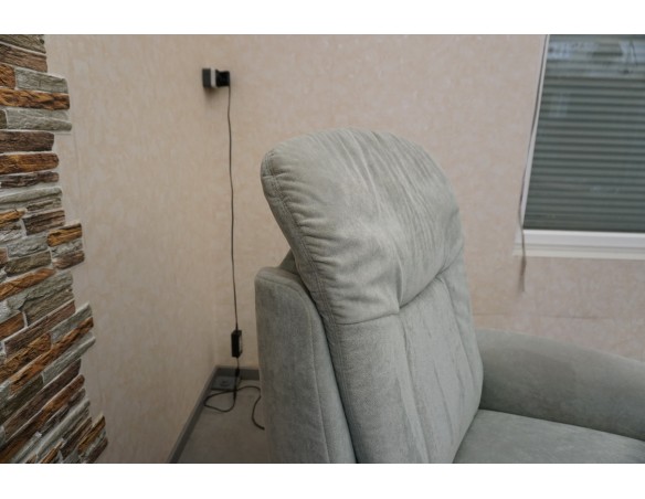 FOTEL ELEKTRYCZNY FUNKCJA POMOCY WSTAWANIA DUŻY XXL MATERIAŁ SZER. 100 CM 3w1