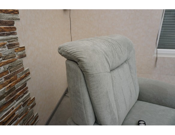 FOTEL ELEKTRYCZNY FUNKCJA POMOCY WSTAWANIA DUŻY XXL MATERIAŁ SZER. 100 CM 3w1