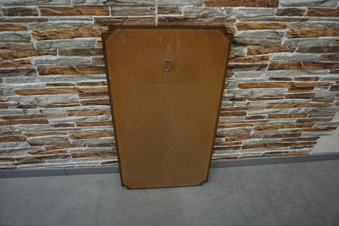 LUSTRO PROSTOKĄTNE W DĘBOWEJ RAMIE WYS. 84 CM