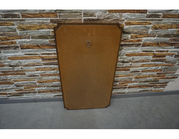 LUSTRO PROSTOKĄTNE W DĘBOWEJ RAMIE WYS. 84 CM