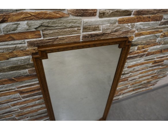 LUSTRO PROSTOKĄTNE W DĘBOWEJ RAMIE WYS. 84 CM