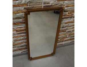LUSTRO PROSTOKĄTNE W DĘBOWEJ RAMIE WYS. 84 CM 2