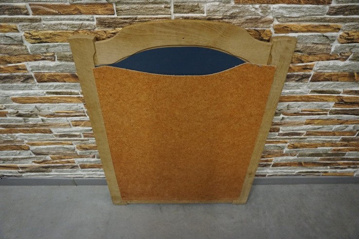 LUSTRO W GRUBEJ DĘBOWEJ RAMIE SZER. 64 CM