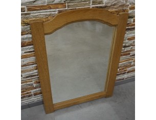 LUSTRO W GRUBEJ DĘBOWEJ RAMIE SZER. 64 CM 2