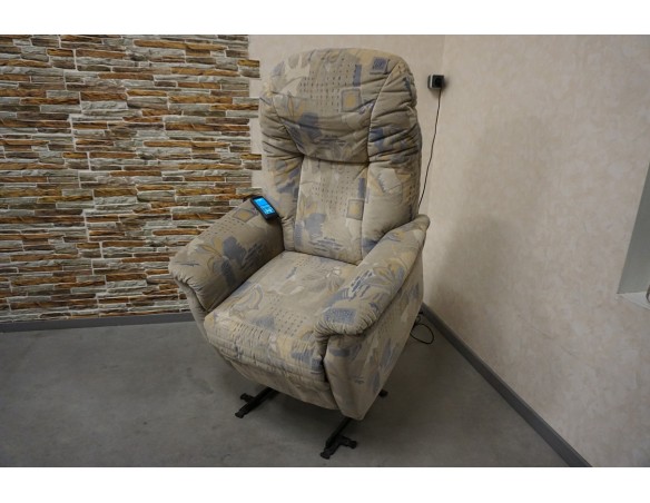 FOTEL ELEKTRYCZNY MATERIAŁOWY FUNKCJA POMOCY WSTAWANIA HIMOLLA 3w1