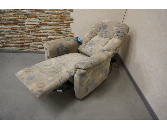 FOTEL ELEKTRYCZNY MATERIAŁOWY FUNKCJA POMOCY WSTAWANIA HIMOLLA 3w1