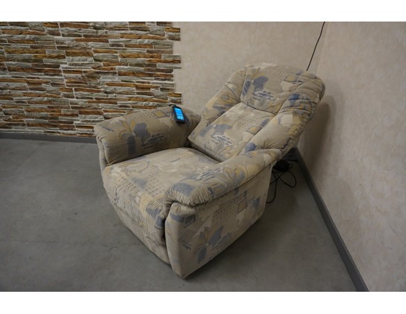 FOTEL ELEKTRYCZNY MATERIAŁOWY FUNKCJA POMOCY WSTAWANIA HIMOLLA 3w1