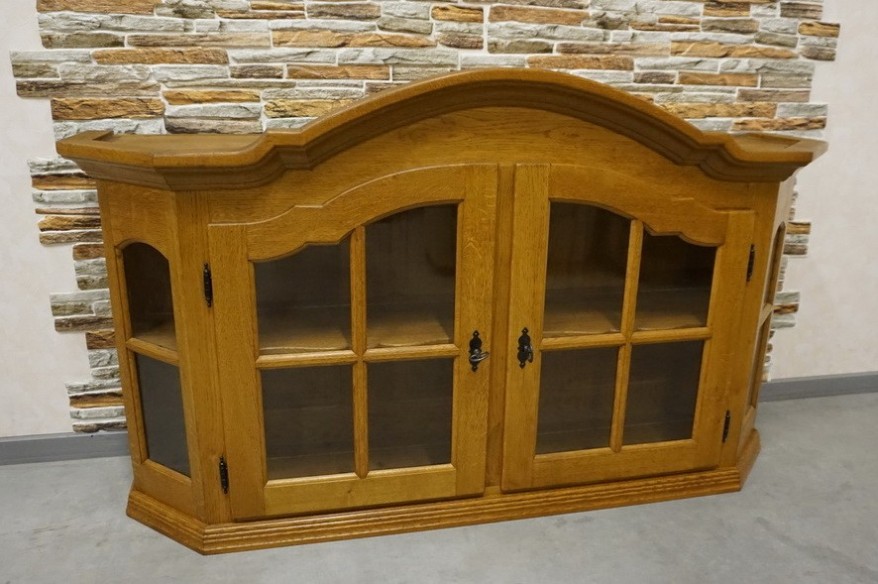 WITRYNA WISZĄCA DĘBOWA LITY DĄB SZER. 153 CM