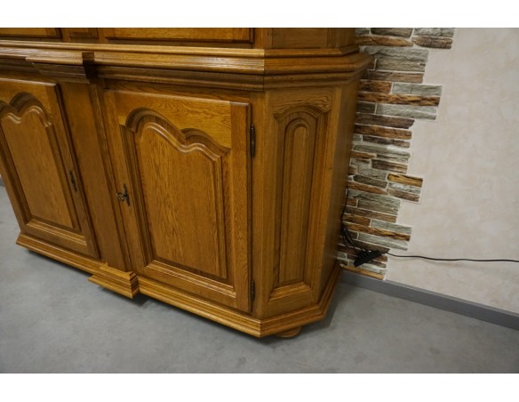 WITRYNA Z KOMODĄ PODŚWIETLANA 4 DRZWIOWA SZER. 160 CM