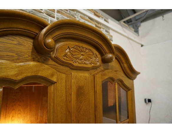 WITRYNA Z KOMODĄ PODŚWIETLANA 4 DRZWIOWA SZER. 160 CM