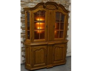 WITRYNA Z KOMODĄ PODŚWIETLANA 4 DRZWIOWA SZER. 160 CM 2