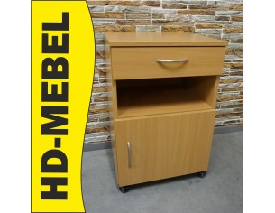 SZAFKA NOCNA NA KÓŁKACH SZER. 52 CM
