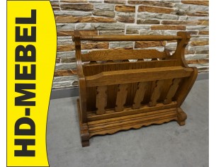 GAZETNIK DĘBOWY NA GAZETY SZER. 50 CM