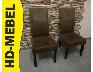 KRZESŁA CIEMNE NOWOCZESNE SZER. 48 CM  komplet 2 szt