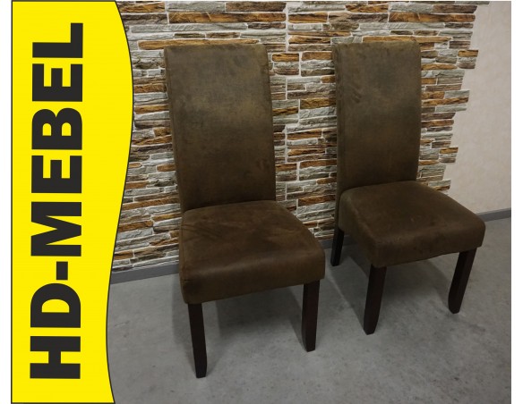 KRZESŁA CIEMNE NOWOCZESNE SZER. 48 CM  komplet 2 szt