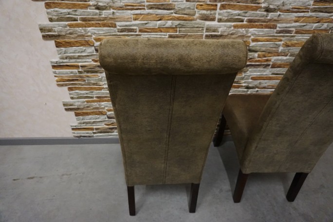 KRZESŁA CIEMNE NOWOCZESNE SZER. 48 CM  komplet...