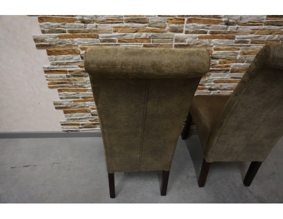 KRZESŁA CIEMNE NOWOCZESNE SZER. 48 CM  komplet 2 szt