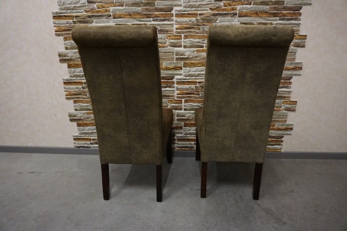 KRZESŁA CIEMNE NOWOCZESNE SZER. 48 CM  komplet...