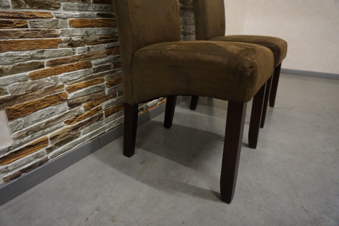 KRZESŁA CIEMNE NOWOCZESNE SZER. 48 CM  komplet...