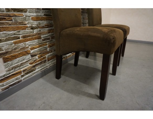 KRZESŁA CIEMNE NOWOCZESNE SZER. 48 CM  komplet 2 szt