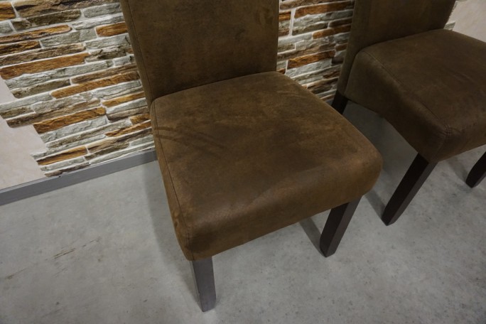 KRZESŁA CIEMNE NOWOCZESNE SZER. 48 CM  komplet...