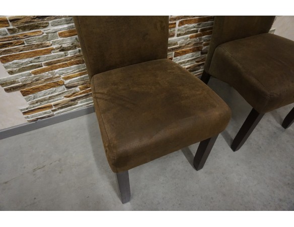 KRZESŁA CIEMNE NOWOCZESNE SZER. 48 CM  komplet 2 szt