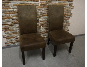 KRZESŁA CIEMNE NOWOCZESNE SZER. 48 CM  komplet 2 szt 2