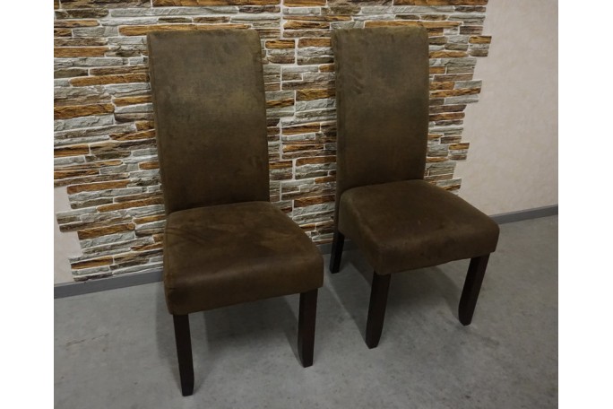 KRZESŁA CIEMNE NOWOCZESNE SZER. 48 CM  komplet...