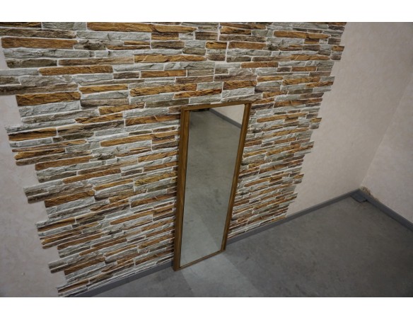 LUSTRO WYSOKIE W DĘBOWEJ RAMIE 45/120 CM