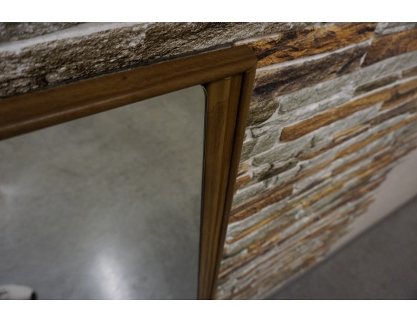 LUSTRO WYSOKIE W DĘBOWEJ RAMIE 45/120 CM