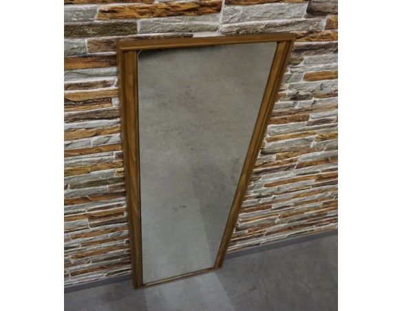 LUSTRO WYSOKIE W DĘBOWEJ RAMIE 45/120 CM
