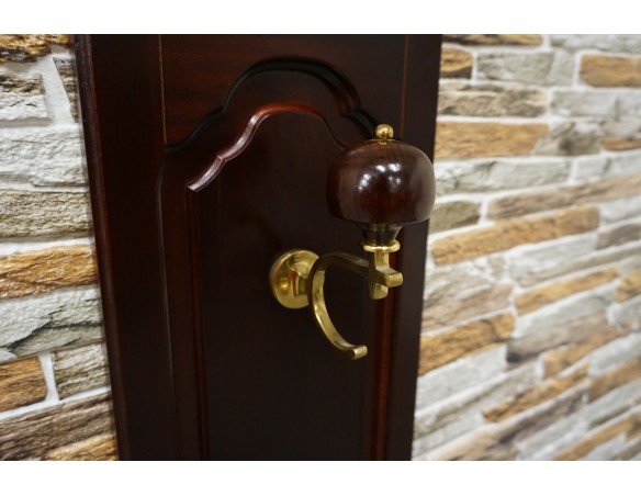 WIESZAK POJEDYNCZY WISZĄCY MAHOŃ